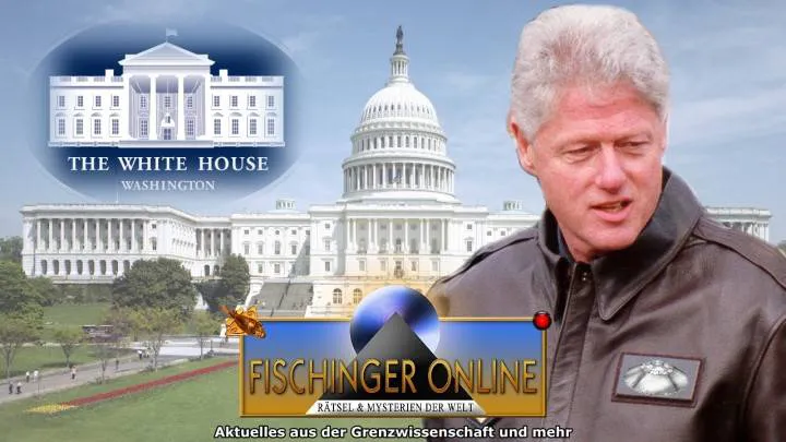 Das Weisse Haus und Bill Clinton (Bild: WikiCommons / L.A. Fischinger)