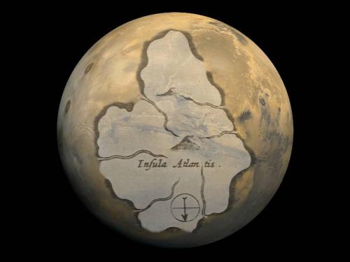 Lag Atlantis nauf dem Mars? (Bild: NASA / WikiCommons L.A. Fischinger)