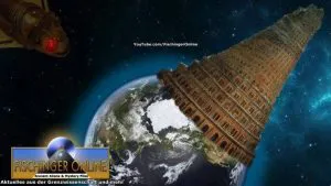 Der Turm von Babylon - himmelhoch! (Bild: WikiCommons, L. A. Fishcinger / NASA/JPL)