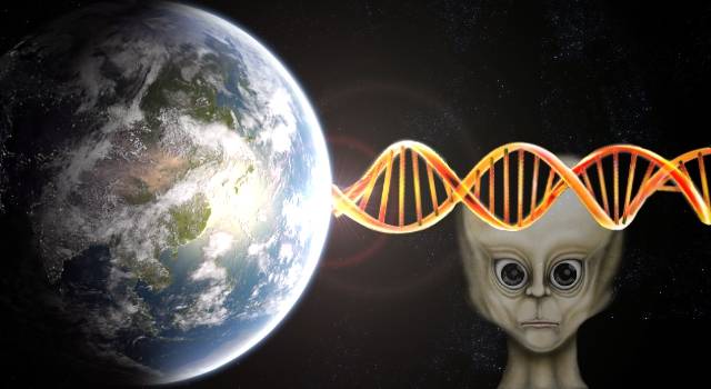 DNA aus dem Universum: Schufen Aliens das Leben auf der Erde? (Bild: NASA / L. Pye / L.A. Fischinger / Wallpaper kid)