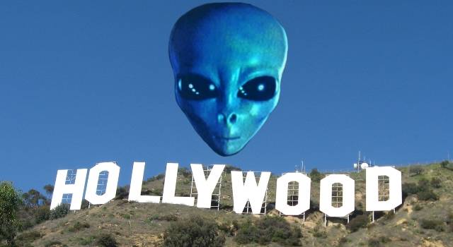 Hollywood und Aliens - nicht unbedingt ein "Traumpaar" (Bild: gemeinfrei / Bearbeitung: L.A. Fischinger)