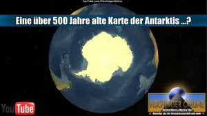 VIDEO auf YouTube: Sensation oder Phantasie: Die Antarktis auf einer Weltkarte von 1508? (Bild: L.A. Fischinger / Google Earth)