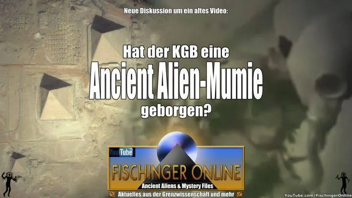 Fand der KGB 1961 eine Ancient Alien-Mumie in Gizeh? (Bild: Google Earth / L.A. Fischinger / YouTube Screenshot)
