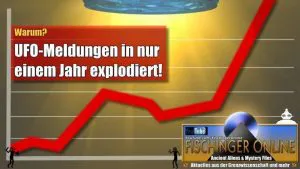 Invasion der UFOs? UFO-Meldungen beim MUFON in einem Jahr verdoppelt! Was war da los? (Video auf YouTube)(Bild: L.A. Fischinger)