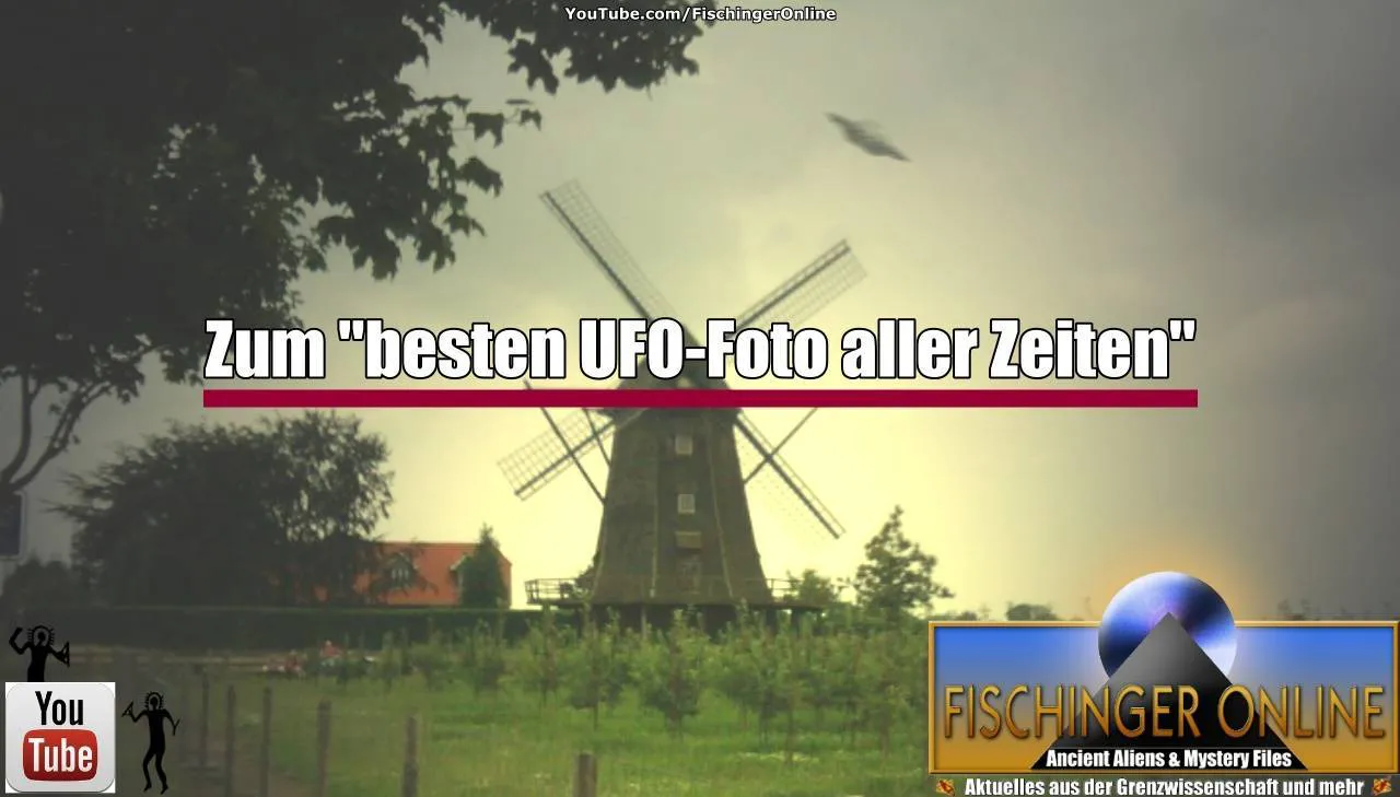 UFO über Coesfeld-LETTE: Auch "das beste UFO-Foto aller Zeiten" (Bild: L.A. Fischinger)