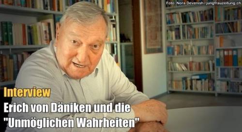 Erich von Däniken im Interview: "Ich will das Denken verändern" (Bild: R. Harder / Jungfrau Zeitung)