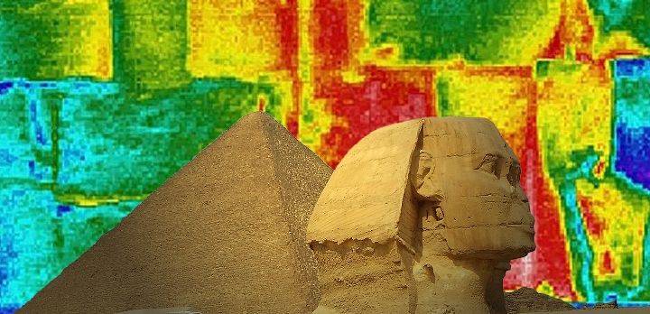 "Scan Pyramid Mission": erste Ergebnisse. Irgendwas ist an den 4 größten Pyramiden Ägyptens "nicht normal" ... (Bild: CNN-Sceenshot / L. A. Fischinger)
