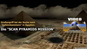 Ist das Thema "Geheimkammern in den Pyramiden" bald endgültig geklärt? Bild: ScanPyramids.org / Bearbeitung: L. A. Fischinger)