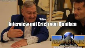 Lars A. Fischinger im Interview mit Erich von Däniken 2015 (Bild: L. A. Fischinger)