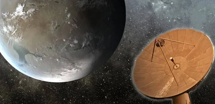 Auf der Suche nach der Superzivilisation des Sterns KIC 8462852 - ohne Erfolg (Bild: NASA/Ames/JPL-Caltech / L. A. Fischinger / Montage: L. A. Fischinger)