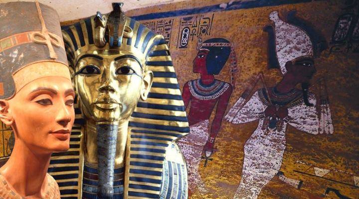 Das Grab des Tutanchamun und die geheimen Kammern: Mögliche Sensation verschoben (Bilder: gemeinfrei / Montage L. A. Fischinger)