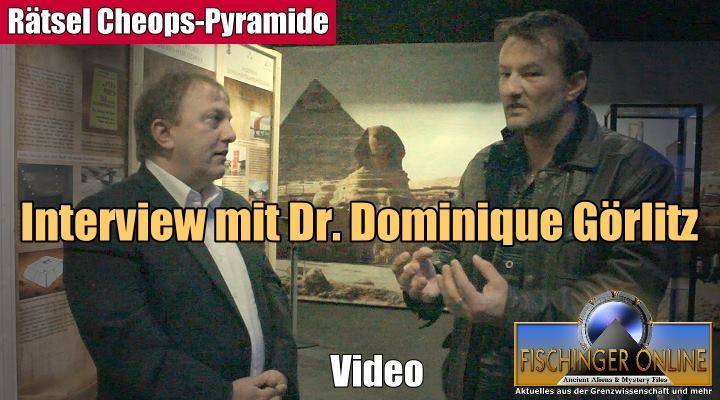 Dr. Dominique Görlitz und Lars A. Fischinger im Interview zu den Rätseln der Cheops-Pyramide und dem "Cheops-Projekt" (Bild: L. A. Fischinger)