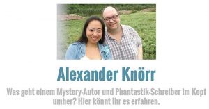 Der Blog des Mystery-Jägers und Autoren Alexander Knörr (Bild: A. Knörr)