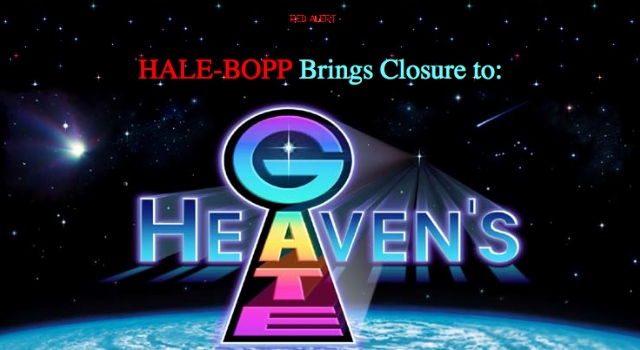 Screenshot der Webseite der UFO-Sekte Heavens Gate von 1997 (Bild: Archiv)
