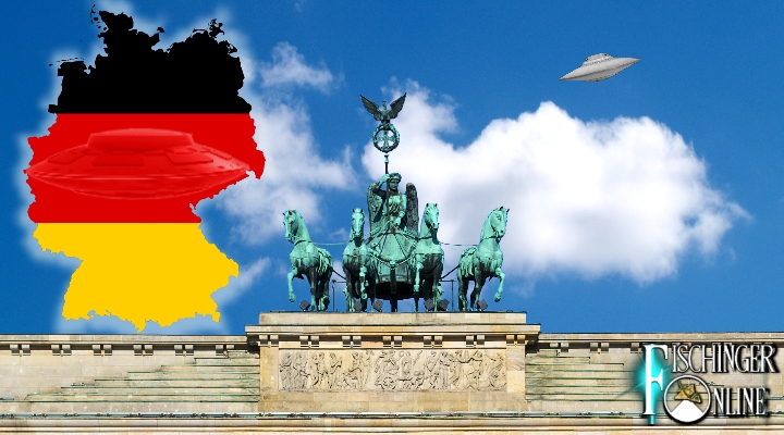 UFOs über Deutschland und in aller Welt:- Interaktive "UFO-Weltkarte" online (Bilder: gemeinfrei / Montage: L. A. Fischinger))
