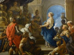 König Salomon empfängt die Königin von Saba (Bild: gemeinfrei)