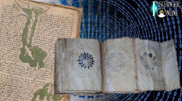 Künstliche Intelligenz soll das Rätsel des Voynich-Manuskript knacken (Bilder: gemeinfrei / Montage: Fischinger-Online)
