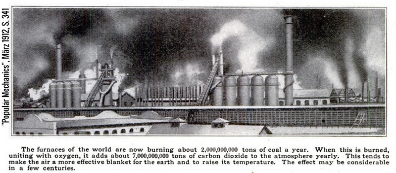 Erderwärmung und Treibhausgase: Wissenschaftler warnten bereits vor über 100 Jahren in dem Magazin "Popular Mechanics"