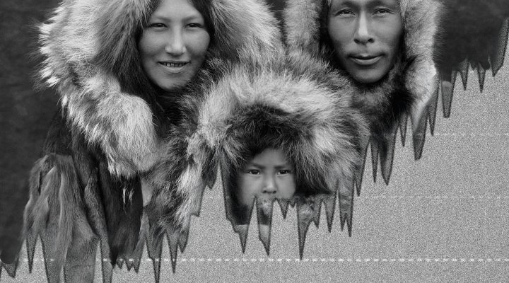 Ältestenräte der Inuit: Es gibt keine Klimaerwärmung - die Erdachse ist gekippt! (Bild: gemeinfrei / Montage: Fischinger-Online)