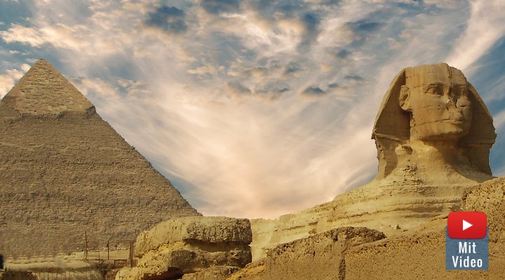 Geheimkammer unter der Sphinx könnte den Weg zu verborgenen Schätzen der Pharaonen weisen (Bild: Fischinger-Online)