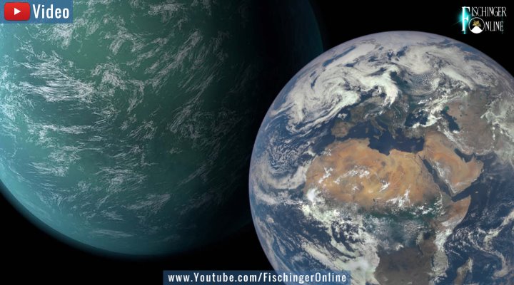 VIDEO: Erstaunliches bei der Suche nach Leben im All: Exoplaneten könnten für die Entstehung von Leben besser geeignet sein als die Erde (Bilder: NASA/JPL / Montage: Fischinger-Online)