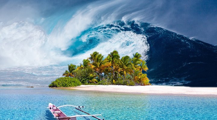 Artikel: Wie die Götter den Bootsbau auf die Fidschi-Inseln brachten – und dann im Zorn die Sintflut (Bilder: PixaBay/gemeinfrei / Montage: Fischinger-Online)