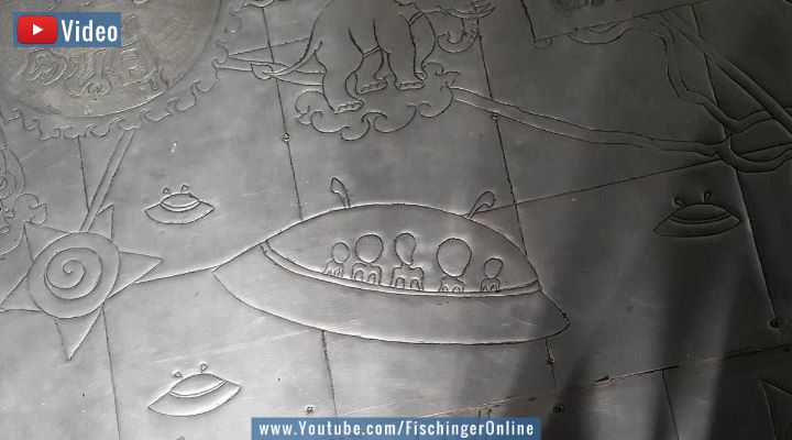 Darstellungen von UFOs und Aliens im 500 Jahre alten Silber-Tempel Wat Sri Suphan in Thailand! Doch warum?