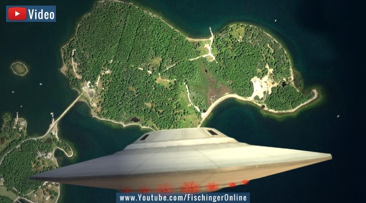 VIDEO: Die Rätsel von Oak Island und das angebliche UFO aus der Vorzeit - eine bizarre These (Bilder: Google Earth / Archiv / Montage: Fischinger-Online)