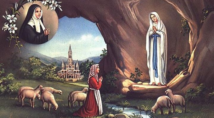 Bernadette Soubirous und die angeblichen Marienerscheinungen von Lourdes (Bild: gemeinfrei)