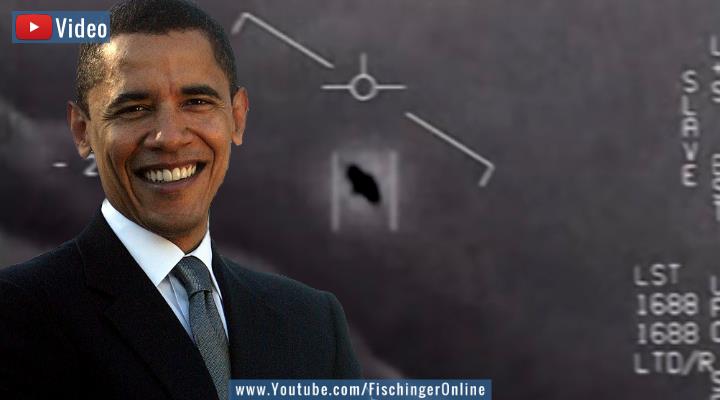 VIDEO: Barack Obama über UFOs: "Wir wissen nicht, was sie genau sind!" (Bilder: gemein frei/US-Navy/WikiCommons / Montage: Fischinger-Online)
