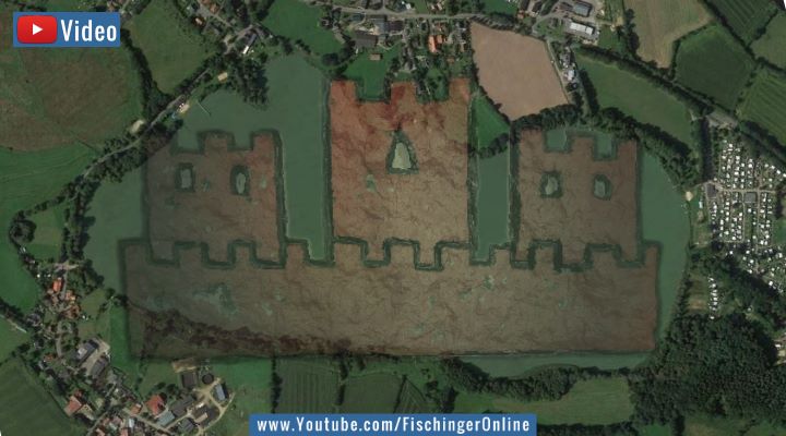 VIDEO: Die versunkene Burg nahe Kiel und die Strafe des Himmels (Bilder: A. Kramer & Google Earth / Montage: Fischinger-Online