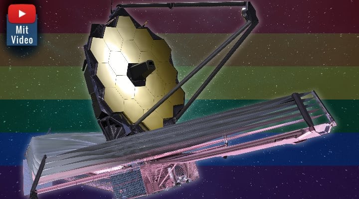 Das „James Webb Weltraumteleskop“: Diskriminierte der Namensgeber Homosexuelle? Die NASA will das Teleskop nicht umbenennen (Bilder: gemeinfrei & NASA / Montage: Fischinger-Online)