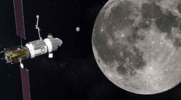 NASA-Träume von einer Mondlandung der USA werden sich um Jahre verschieben (Bilder: gemeinfrei / Montage: Fischinger-Online)
