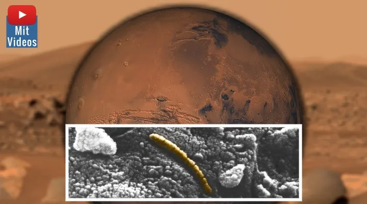 Diskussion um den Marsmeteoriten ALH 84001: Kein Beweis für Leben auf dem Mars, so eine neue Studie (Bilder: NASA / Montage: Fischinger-Online)