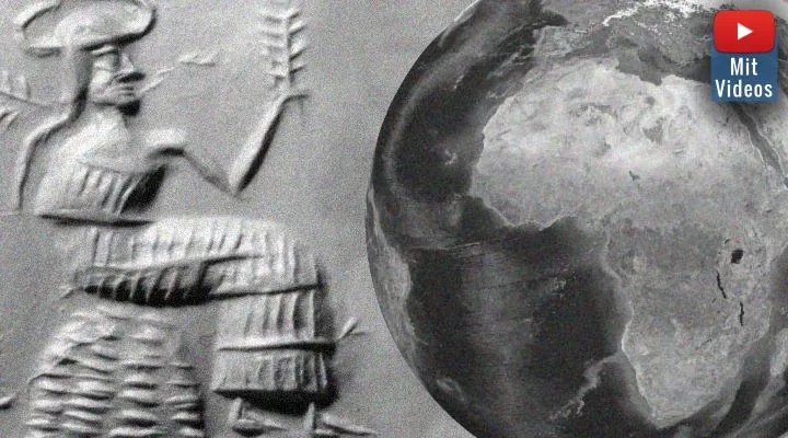 Wann kommen die Anunnaki wieder zur Erde? In 73 Jahren? (Bilder: gemeinfrei / Montage: Fischinger-Online)