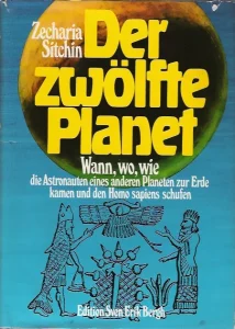 Zecharia Sitchin:" Der zwölfte Planet" - Cover der deutschen Erstausgabe