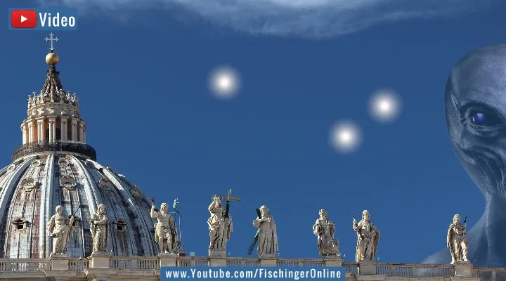 Video: UFOs und der Vatikan - falsches Schweigen aus Rom? (Bilder: gemeinfrei / Montage: Fischinger-Online)