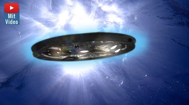 Unterwasser-UFOs (USOs) gab es schon vor Jahrhunderten - erklären lassen sich heute die wenigsten Sichtungen! (Bilder: gemeinfrei / Montage. Fischinger-Online)