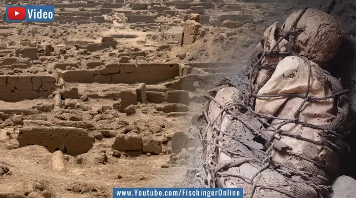 Video: Gemeinsam in den Tod vor 1000 Jahren: Bizarrer Mumien-Fund in Peru! (Bilder: Universidad Nacional Mayor de San Marcos / Montage: Fischinger-Online)