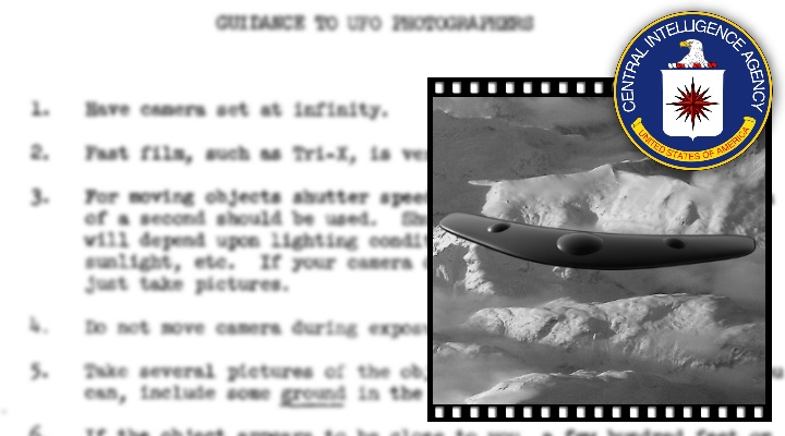Das perfekte Foto von einem UFO: Die CIA hatte schon vor Jahrzehnten 10 nützliche Tipps dazu - die Quellen (Bilder: gemeinfrei / Montage: Fischinger)