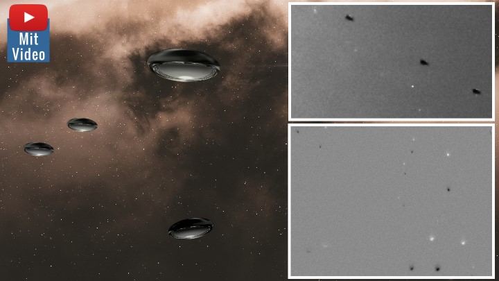 UFOs über der Ukraine? Observatorium nimmt Abstand von der UFO-Untersuchung (Bilder: B. Zhilyaev & gemeinfrei / Montage: Fischinger)