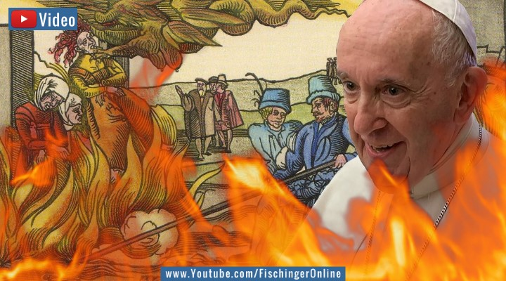 Video: Eindringliche Warnung an den Papst: Hexenwahn und Hexenverfolgung nehmen weltweit zu! (Bilder: gemeinfrei / Montage: Fischinger)