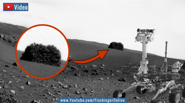 Video: Seltsam und kurios zugleich: Ein Foto des NASA-Rover Spirit von 2006 vom Mars zeigt ein vermeintliches Bauwerk (Bilder: NASA / Montage: Fischinger)