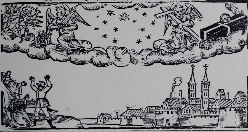  Schimmernde Scheibe am Himmel 1630 über Deutschland (Bild: gemeinfrei)
