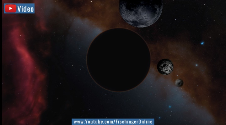 Video: Das Rätsel um "Planet 9" - verraten ihn seine Monde? Und könnte es auf diesen Leben geben? (Bilder: envato / Montage: Fischinger)