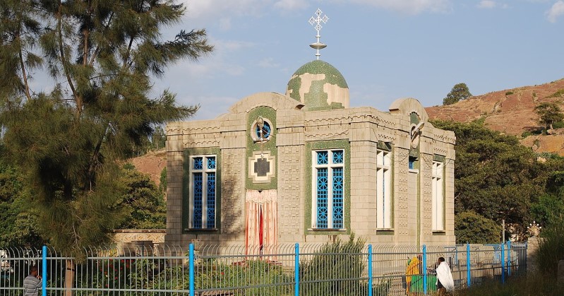 Kapelle in Axum: Dort sei die heilige Bundeslade viele Jahre verborgen gewesen (Bild: JensiS65 / WikiCommons / CC BY-SA 3.0)
