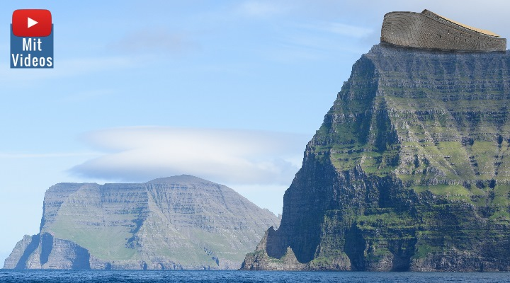 Verrückte Sagen: Die Arche Noah liegt auf einer Insel der Färöer - oder sogar in Deutschland (Bilder: envato / Montage: Fischinger)