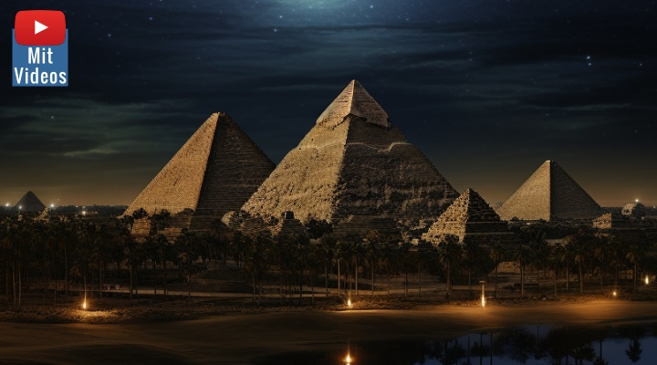 Das sind die 7 höchsten Pyramiden der Welt - und warum eine immer vergessen wird (Illustration: gemeinfrei via KI / Fischinger)