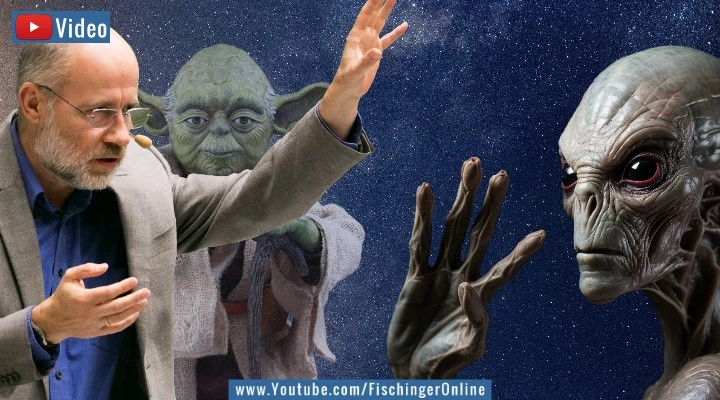 Video: "Aliens sind feindlich!": Harald Lesch warnt vor Außerirdischen - denn ein Yoda aus dem All wird nicht kommen (Bilder: Screenshot/YouTube / Fischinger via KI / Montage: Fischinger)