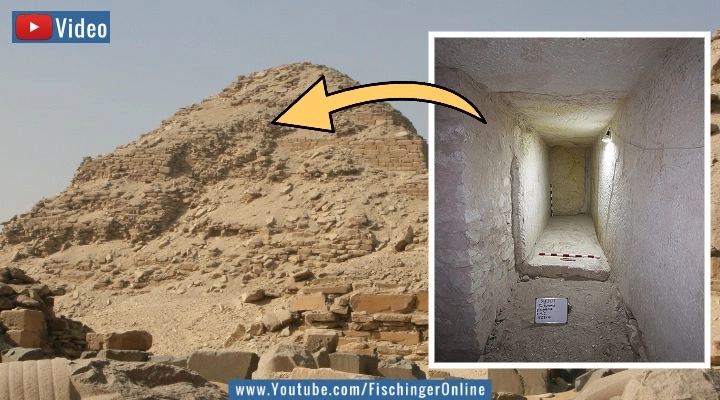 Video: Sensation in Ägypten: Acht unbekannte Kammern in 4500 Jahre alter Pyramide entdeckt! (Bilder: Fischinger & M. Khaled)